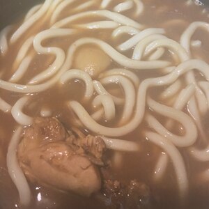 カレールーとめんつゆで簡単カレーうどん